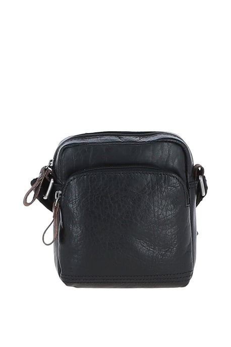 'Valerio' Real Leather Vintage Small Flight Shoulder Bag - Image 1
