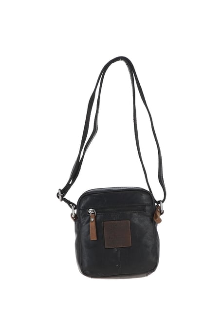 'Valerio' Real Leather Vintage Small Flight Shoulder Bag - Image 5