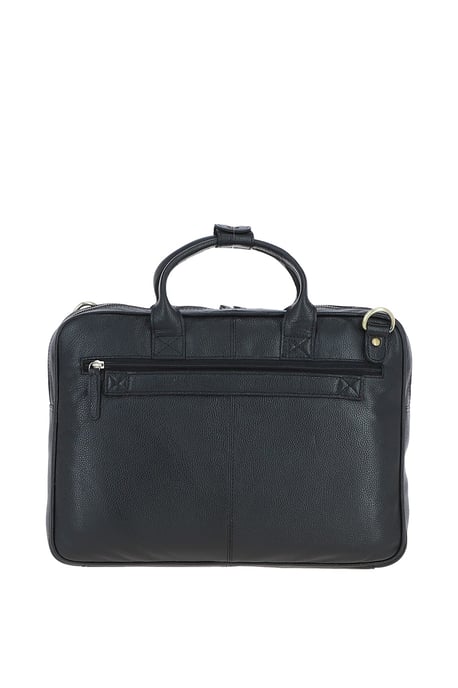 Classic Leather Laptop Bag - Image 3