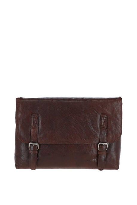 'Speranza' Real Leather Vintage Messenger Bag - Image 1
