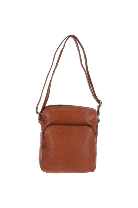 'Bruno' Real Leather Vintage Medium Flight Shoulder Bag - Image 2
