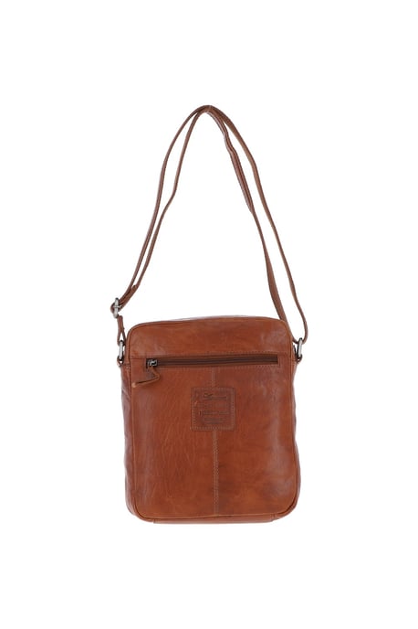'Bruno' Real Leather Vintage Medium Flight Shoulder Bag - Image 5