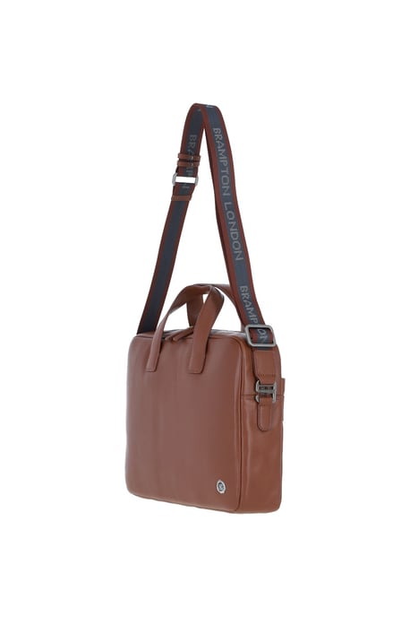 'Maven' Real Leather Messenger Bag - Image 2