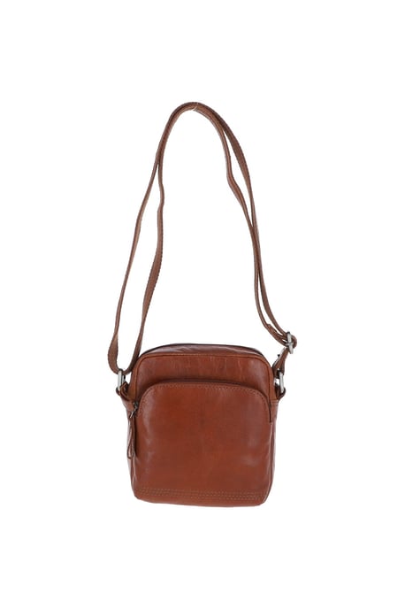 'Valerio' Real Leather Vintage Small Flight Shoulder Bag - Image 2
