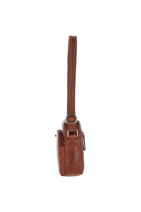 'Valerio' Real Leather Vintage Small Flight Shoulder Bag - Image 3