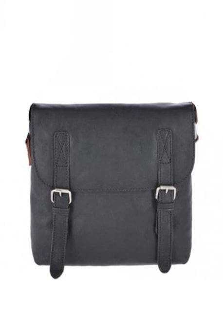 'Renato' Real Leather Vintage Flight Shoulder Bag - Image 1