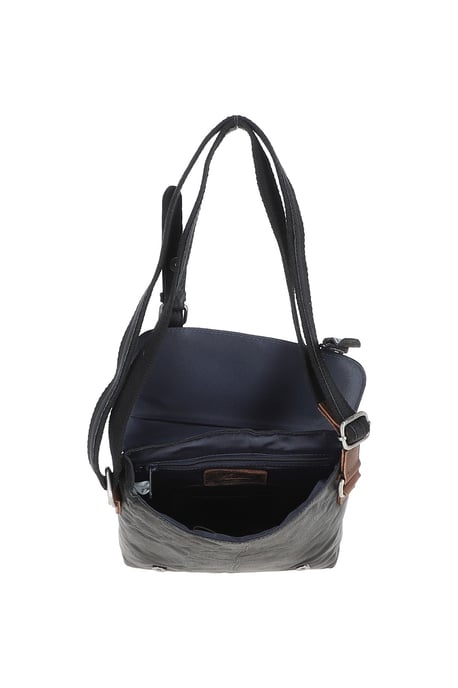'Renato' Real Leather Vintage Flight Shoulder Bag - Image 4