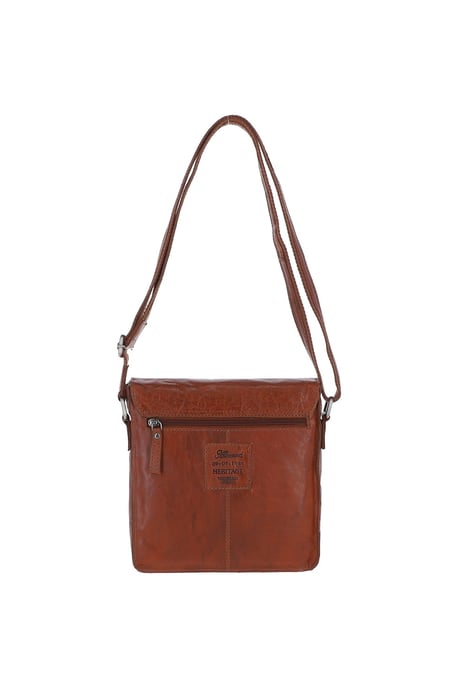 'Renato' Real Leather Vintage Flight Shoulder Bag - Image 5