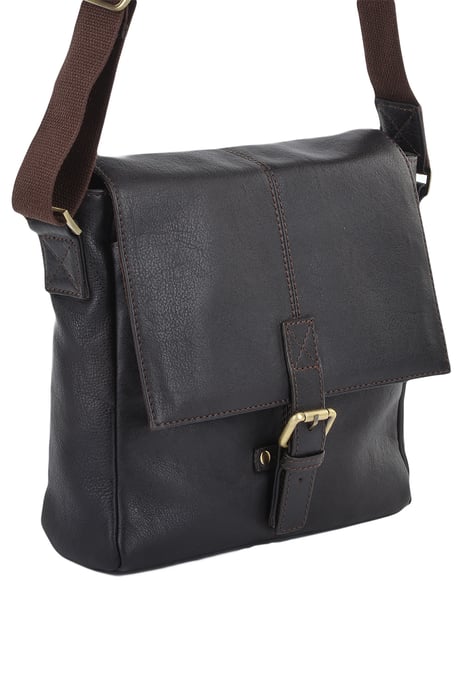 'Luigi' Small Real Leather Flight Side Bag - Image 2