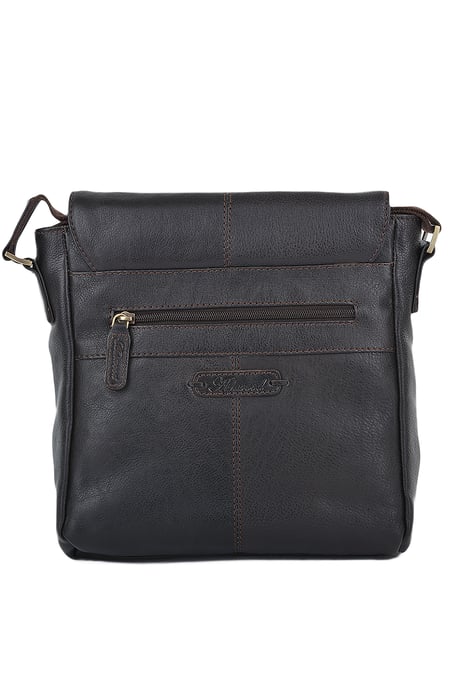'Luigi' Small Real Leather Flight Side Bag - Image 3