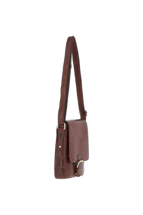 Compact Leather Flap Over Bag - Image 4