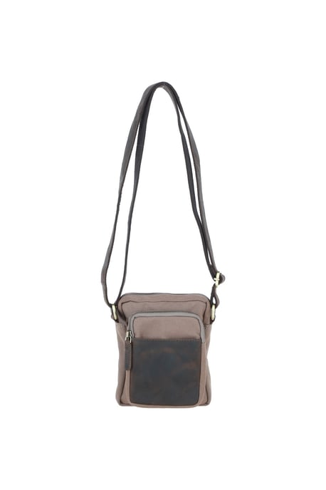 Real Leather X Canvas Flight Bag - Image 2
