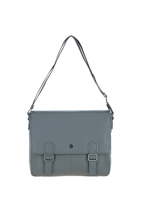 'Emissary' Real Leather Messenger Bag - Image 1