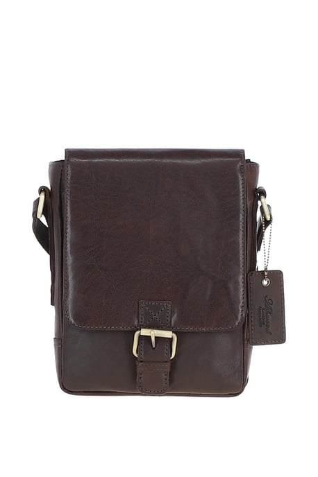 Compact Leather Flap Over Bag - Image 1