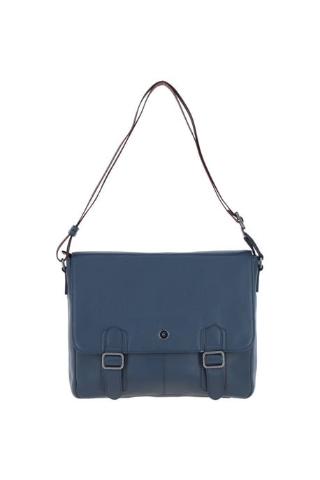 'Emissary' Real Leather Messenger Bag - Image 1