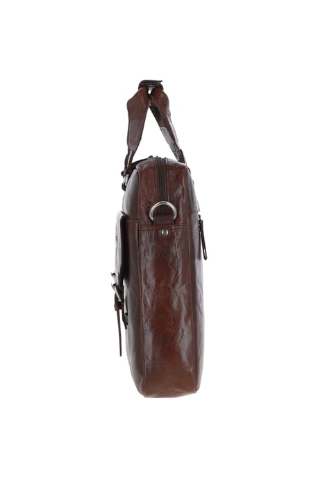 'Stefano' Real Leather Vintage Laptop Work Bag - Image 2