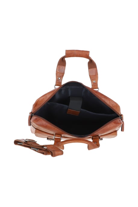 'Stefano' Real Leather Vintage Laptop Work Bag - Image 3