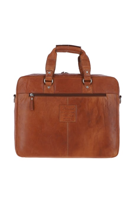 'Stefano' Real Leather Vintage Laptop Work Bag - Image 4