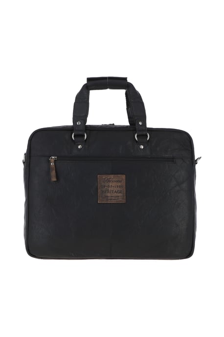 'Stefano' Real Leather Vintage Laptop Work Bag - Image 4
