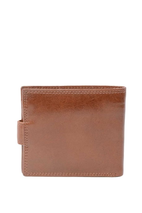 Classic Leather Billfold Wallet with 3 Card Slots & ID Tab - Image 3