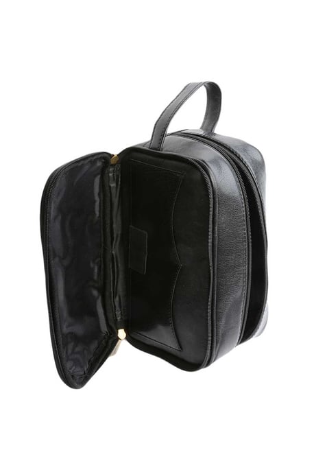 'Viaggio' Real Leather Toiletry Washbag - Image 2