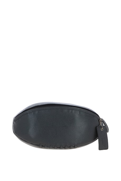Leather Rugby Ball Washbag - Image 1