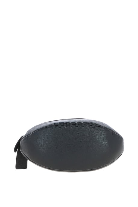 Leather Rugby Ball Washbag - Image 3