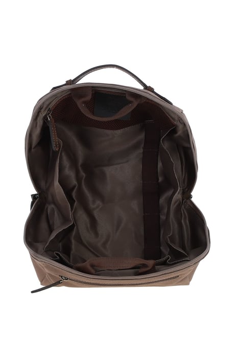 Real Leather X Canvas Washbag - Image 2