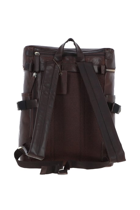 Classic Leather Laptop Rucksack - Image 3