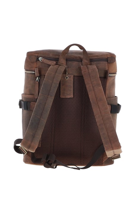 Classic Leather Laptop Rucksack - Image 3