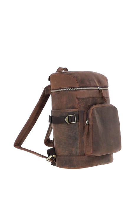 Classic Leather Laptop Rucksack - Image 4