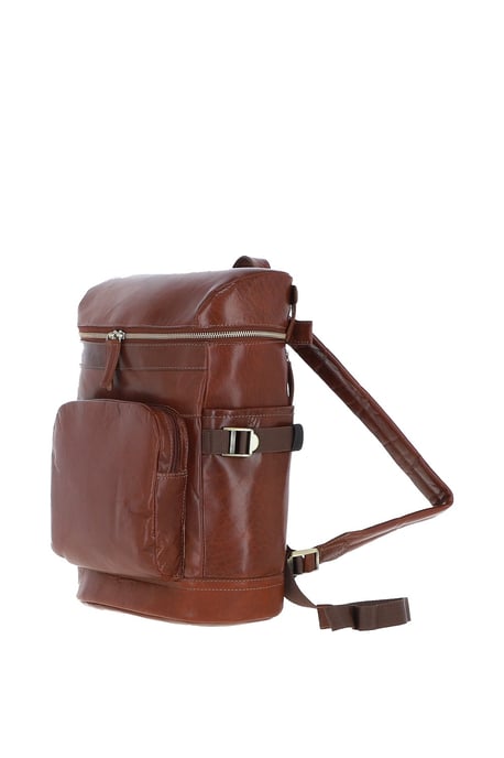 Classic Leather Laptop Rucksack - Image 2