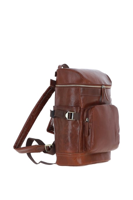 Classic Leather Laptop Rucksack - Image 4