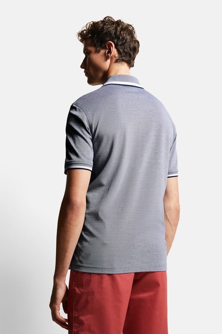 Bugatti Herren Poloshirt met contrasterende strepen - Image 5