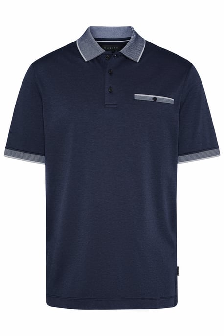 Bugatti Herren Poloshirt met contrasterende strepen - Image 3