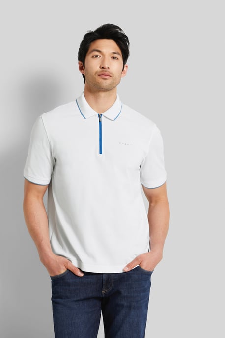 Bugatti Herren Poloshirt met rits - Image 1