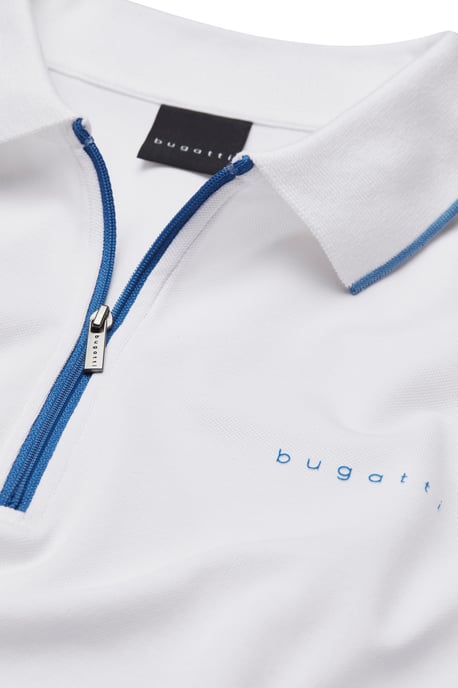 Bugatti Herren Poloshirt met rits - Image 5