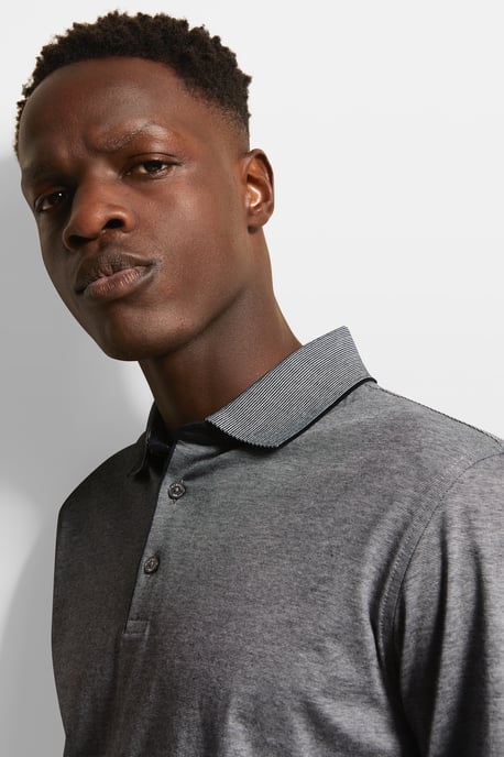 Bugatti Herren Poloshirt met discrete strepen - Image 4