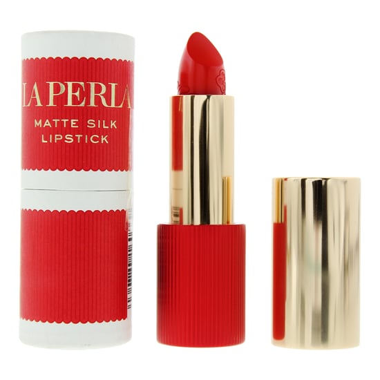 La Perla Matte Silk Lipstick 3.5g - 104 Tangelo Red - Image 1