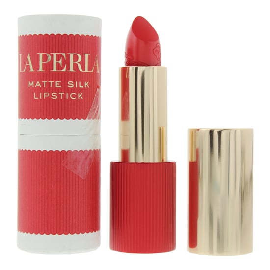 La Perla Matte Silk Lipstick 3.5g - 103 Coral Red - Image 1