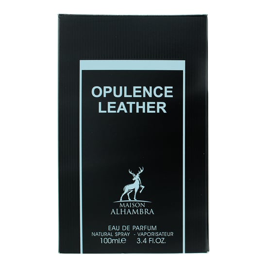 Maison Alhambra Opulence Leather Eau de Parfum 100ml Spray for Him - Image 3