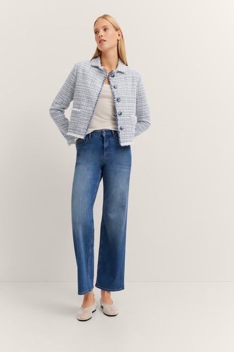 Bugatti Damen BouclÈ jas met knoopsluiting - Image 4