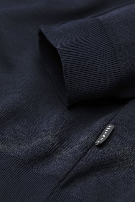 Bugatti Herren Polo met lange mouwen en opstaande kraag - Image 5