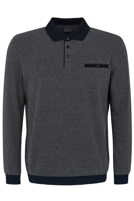 Bugatti Herren Poloshirt met gestructureerde kraag - Image 2
