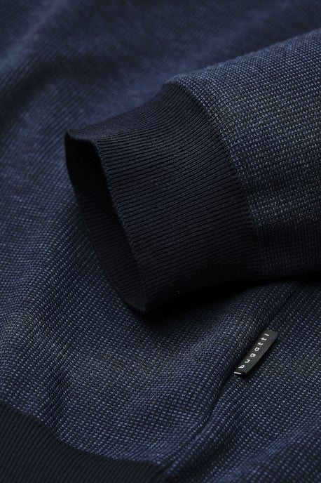 Bugatti Herren Polo met lange mouwen en opstaande kraag - Image 5