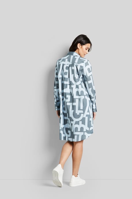Bugatti Damen Overhemdjurk met letterprint - Image 2