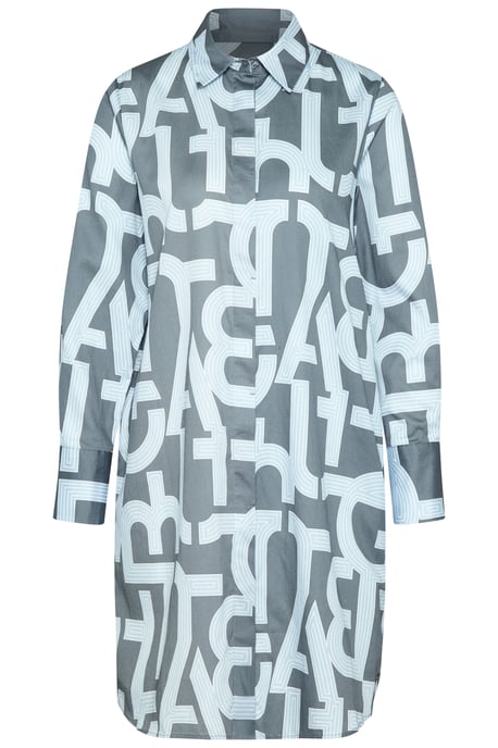 Bugatti Damen Overhemdjurk met letterprint - Image 3