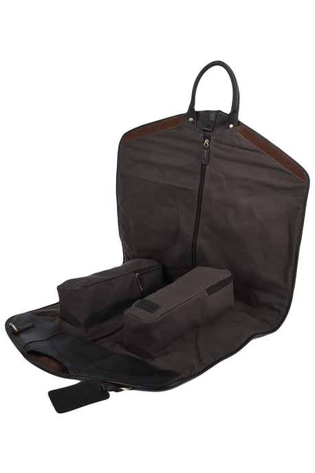 'Matteo' Real Leather Suit Carrier Harper - Image 2