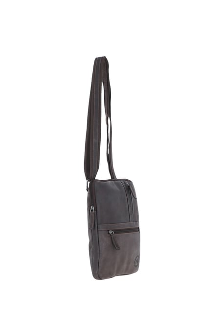 'Moscow' Real Leather Crossbody Messenger Bag - Image 5