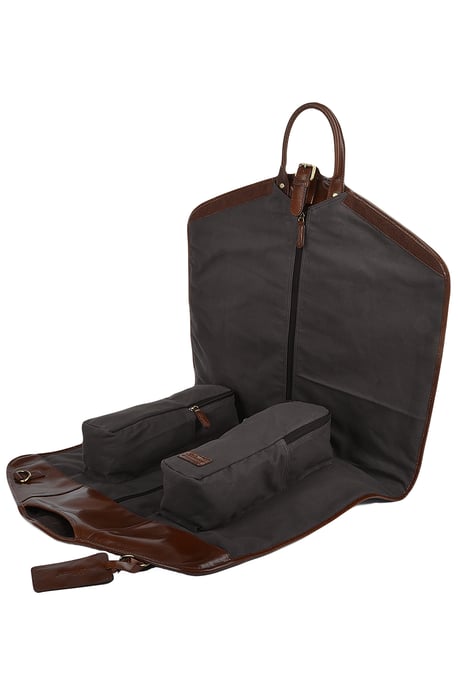 'Matteo' Real Leather Suit Carrier Harper - Image 2